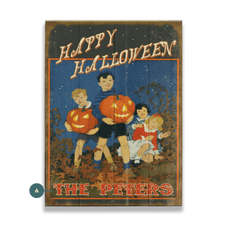 Happy Halloween, Pumpkin Parade - Wood & Metal Wall Art Meissenburg Designs