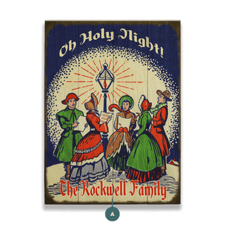 Oh Holy Night Carolers - Wood & Metal Wall Art Meissenburg Designs