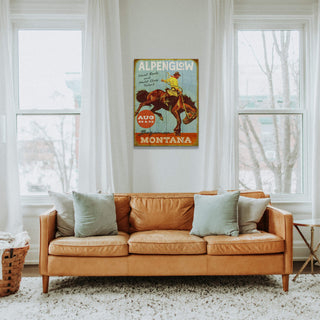 Cowpokes and Friendly Folks: Alpenglow - Wood & Metal Wall Art Alpenglow Festival