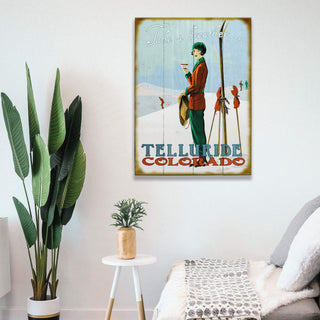 Take a Breather on the Slopes - Wood & Metal Wall Art Meissenburg Designs