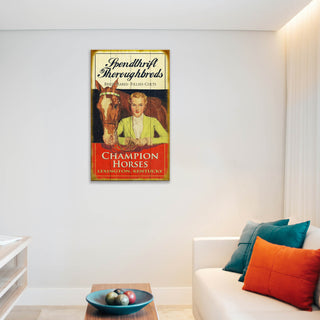 Champion Thoroughbreds - Wood & Metal Wall Art