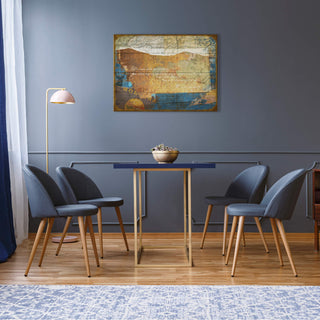 Sentimental States: Montana - Wood & Metal Wall Art by Meissenburg Designs