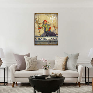 Ice Sailing - Wood & Metal Wall Art by Meissenburg Designs