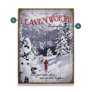 Let Your Mind Alone - Wood & Metal Wall Art Meissenburg Designs