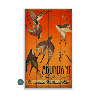 Abundant Wildlife Viewing - Wood & Metal Wall Art