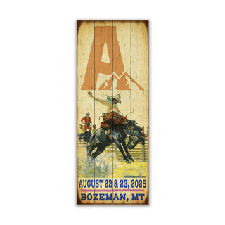Ride Hard or Crash Hard: Alpenglow Festival - Wood & Metal Wall Art Alpenglow Festival