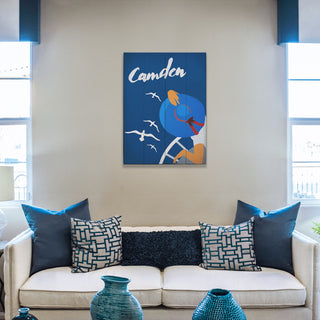 Beneath the Blue Hat - Wood & Metal Wall Art Meissenburg Designs