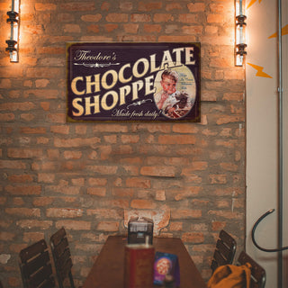 Chocolate Shoppe - Wood & Metal Wall Art