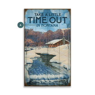 Take a Little Time Out - Wood & Metal Wall Art