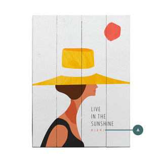 Seaside Sunshine - Wood & Metal Wall Art Wood Meissenburg Designs