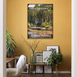 Disconnect in Nature - Wood & Metal Wall Art by Meissenburg Designs