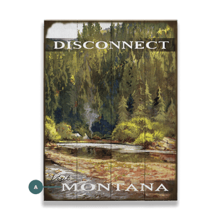 Disconnect in Nature - Wood & Metal Wall Art Wood by Meissenburg Designs