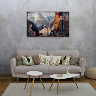 Explore America By Train - Wood & Metal Wall Art Meissenburg Designs