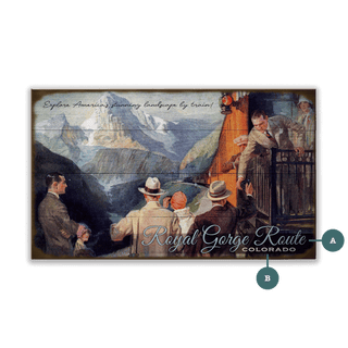Explore America By Train - Wood & Metal Wall Art Meissenburg Designs