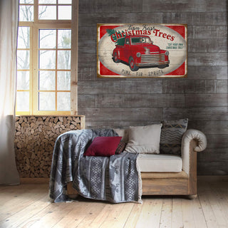 Christmas Tree Truck: Generic - Wood & Metal Wall Art Meissenburg Designs