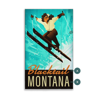 Ski Lift Off - Wood & Metal Wall Art