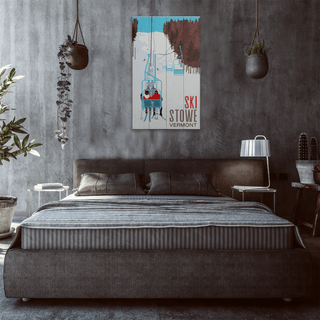 Mountain Chair Lift - Wood & Metal Wall Art by Meissenburg Designs