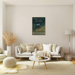 Wilderness is Not a Luxury - Wood & Metal Wall Art Meissenburg Designs