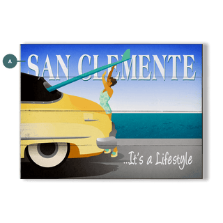 Coastal Crusin...It's a Lifestyle - Wood & Metal Wall Art