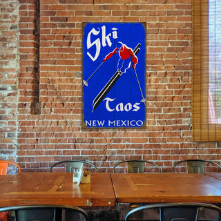 Sapphire Slalom - Wood & Metal Wall Art Meissenburg Designs