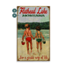 At The Lake - Wood & Metal Wall Art
