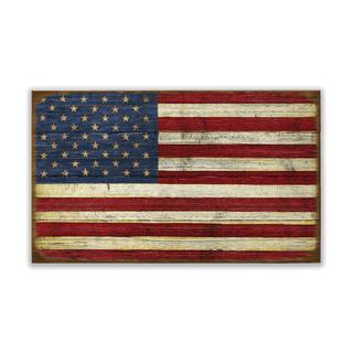 USA Flag: Generic - Wood & Metal Wall Art Meissenburg Designs