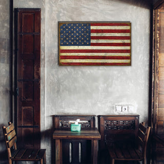 USA Flag: Generic - Wood & Metal Wall Art Meissenburg Designs