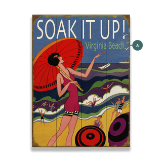 Soak It Up! - Wood & Metal Wall Art