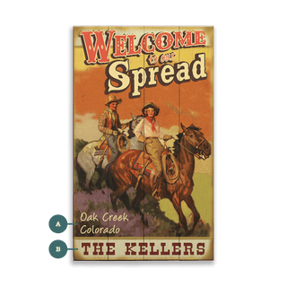 Welcome to our Spread - Wood & Metal Wall Art Wood by Meissenburg Designs