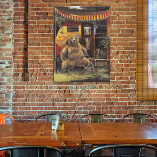 Trailer Bears - Wood & Metal Wall Art