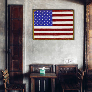 Mummert's USA Flag - Wood & Metal Wall Art Marty Mummert Studio
