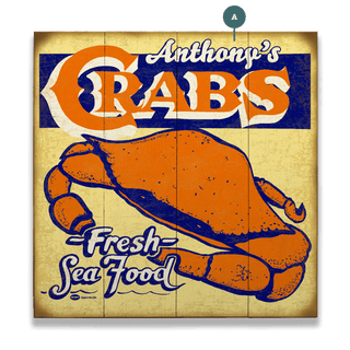 Anthonys Crabs - Wood & Metal Wall Art