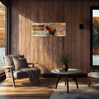 TAC The Challenge Calls - Wood & Metal Wall Art Total Archery Challenge