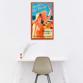 See You on the Beach - Wood & Metal Wall Art by Out West Design