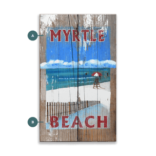 Lifeguard on Duty - Wood & Metal Wall Art by Out West Design