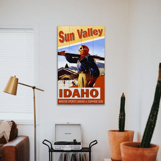 Sun Valley Lodge - Wood & Metal Wall Art