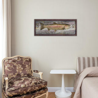 Fishing Club - Wood & Metal Wall Art Out West Design