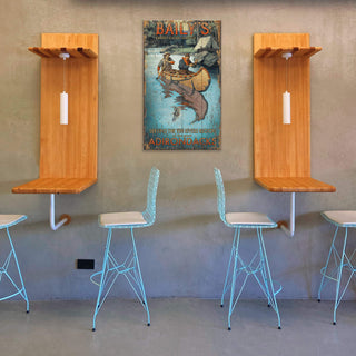 Baily's Guide Service: Distressed Finish - Wood & Metal Wall Art Out West Design