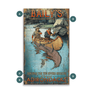 Baily's Guide Service: Distressed Finish - Wood & Metal Wall Art Out West Design