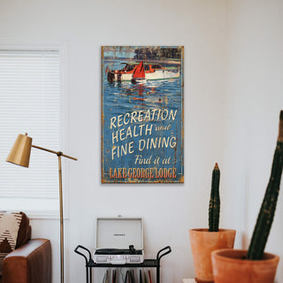 Find It at the Lodge - Wood & Metal Wall Art by Out West Design
