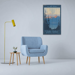 Alpine Lake View - Wood & Metal Wall Art by Out West Design