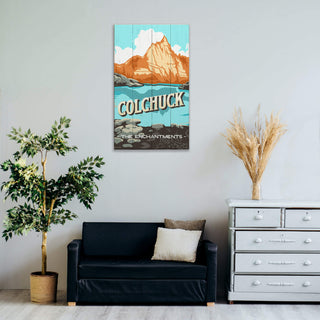 Colchuck: The Enchantments: Smooth Finish - Wood & Metal Wall Art Out West Design