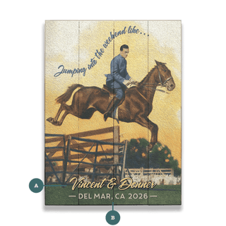 Jumping Into the Weekend - Wood & Metal Wall Art