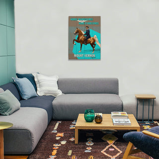 Horse Manoeuvres - Wood & Metal Wall Art