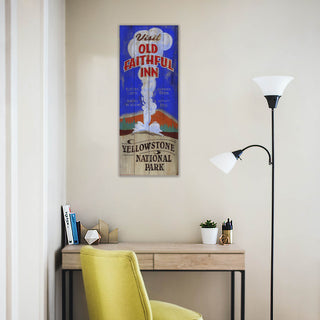 Old Faithful Inn - Wood & Metal Wall Art Out West Design