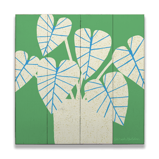 Gloriosum Houseplant - Wood & Metal Wall Art