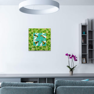 Bee Team - Wood & Metal Wall Art Shelle Lindholm