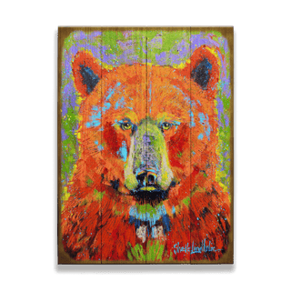 Blaze - Wood & Metal Wall Art Shelle Lindholm