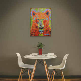 Blaze - Wood & Metal Wall Art Shelle Lindholm