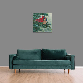 Cardinals - Wood & Metal Wall Art Shelle Lindholm